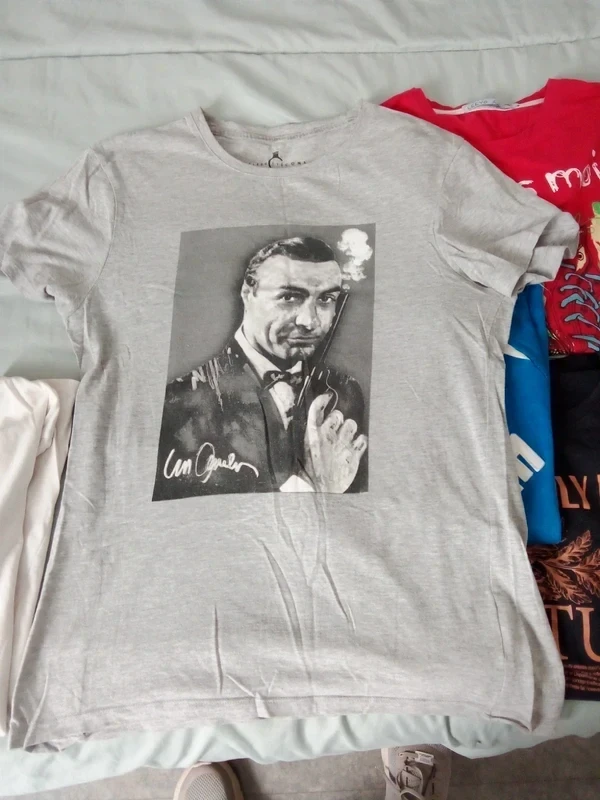Lote de 5 camisetas masculinas de tamanho P a G – photo 3